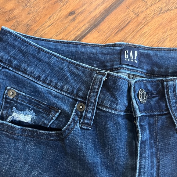 Gap jeans women’s 28 regular Curvy True Skinny blue stretch ankle 27x29 - Picture 4 of 14